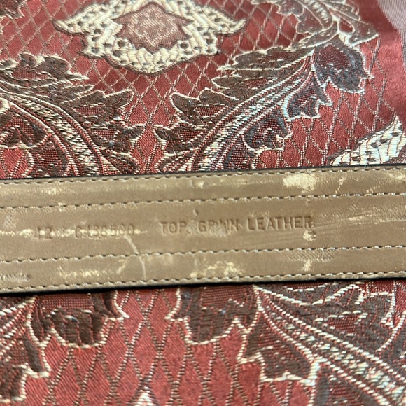 Mens Preowned leather belt black/white - Picture 8 of 8